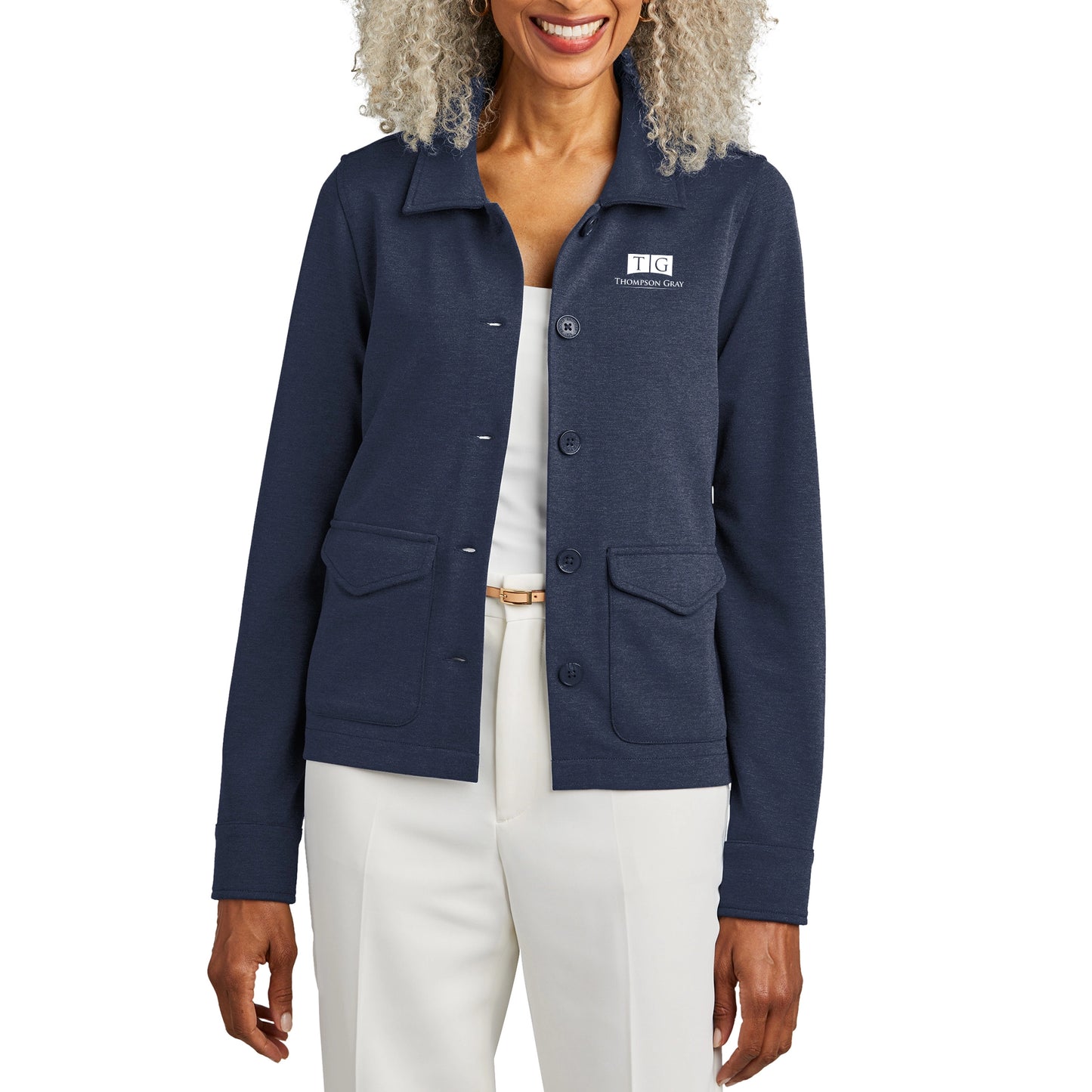 Women’s Brooks Brothers Mid-Layer Stretch Button Jacket