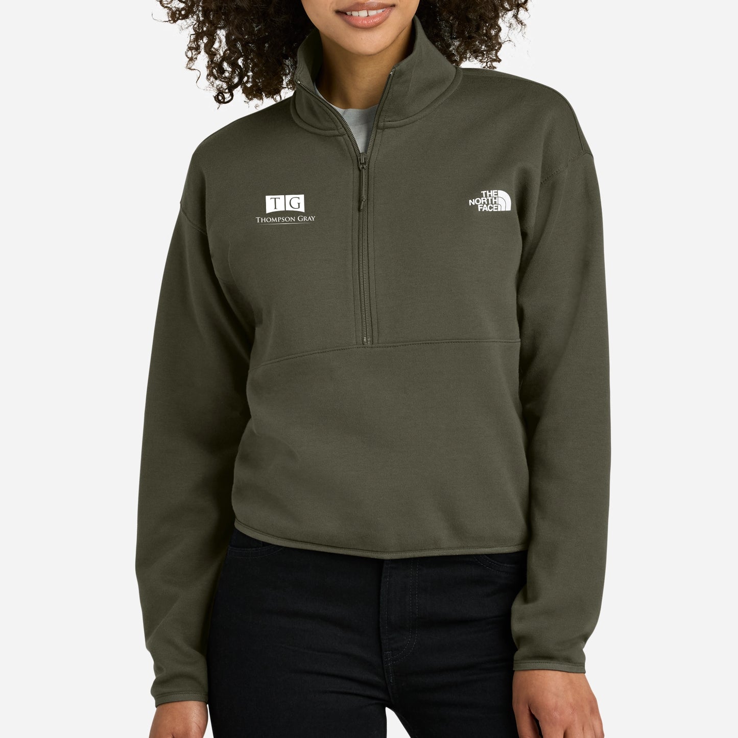 WOMEN'S The North Face® Double-Knit 1/2-Zip Fleece - NF0A8C5H - W26