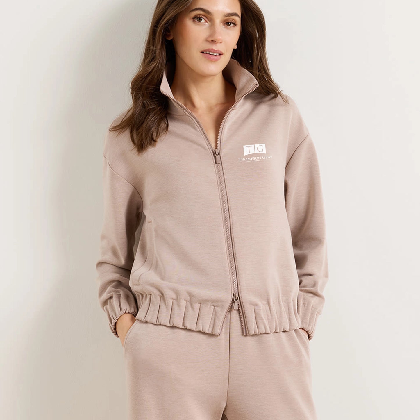 WOMEN'S Peter Millar Flora Knit Melange Full-Zip Jacket - EXEC26
