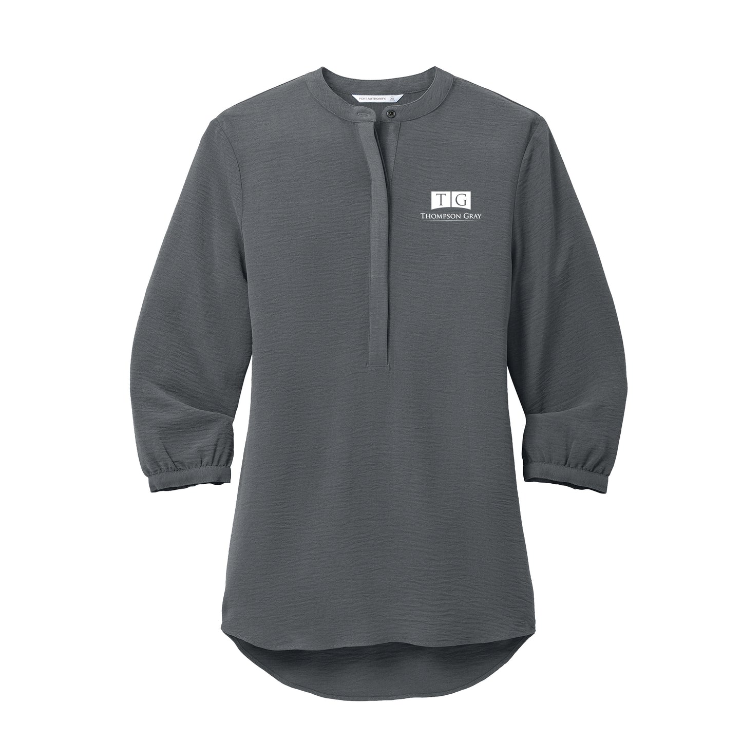 WOMEN'S Port Authority® 3/4-Sleeve Textured Crepe Tunic - LW713 - AO