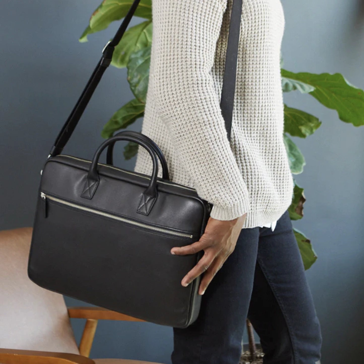 Leatherology Knox Slim Laptop Bag - EXEC26