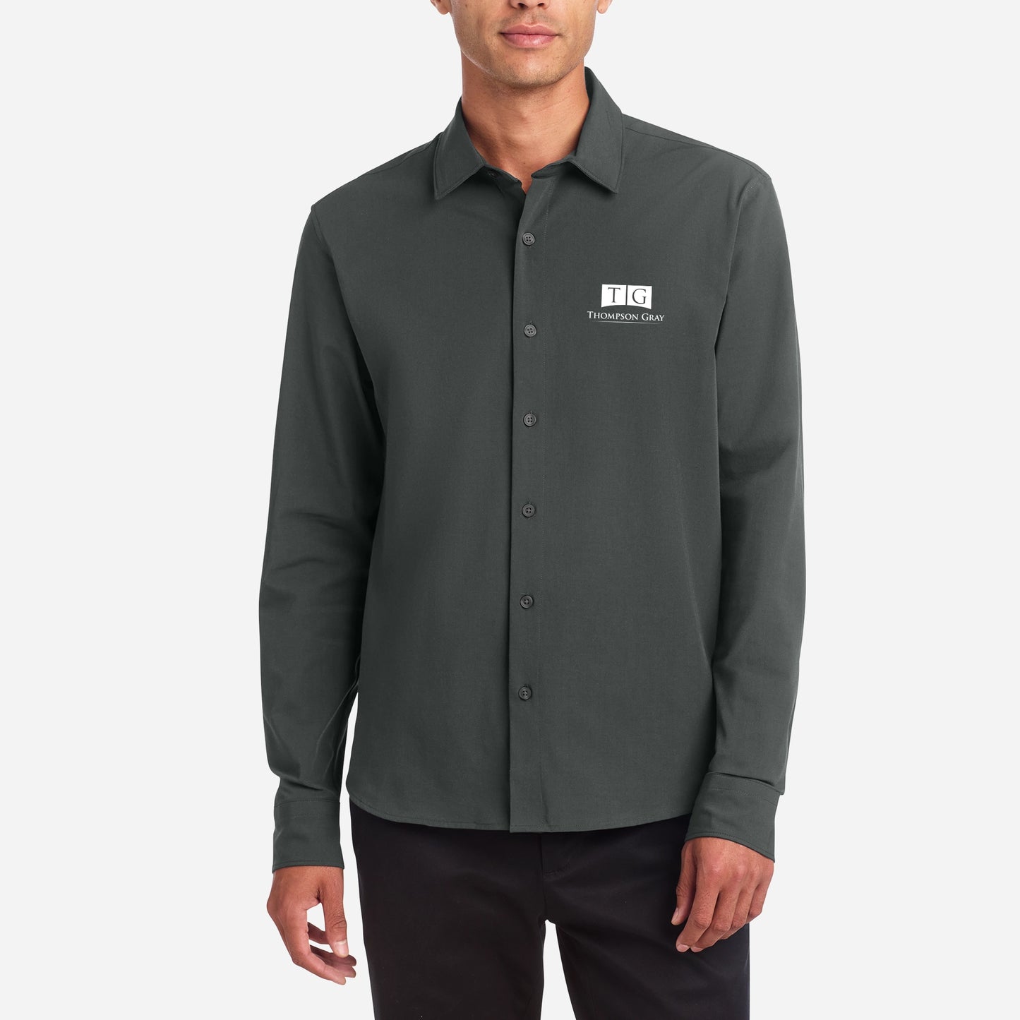 MEN'S Mercer + Mettle® Long Sleeve Stretch Woven Shirt - MM2000 - W26