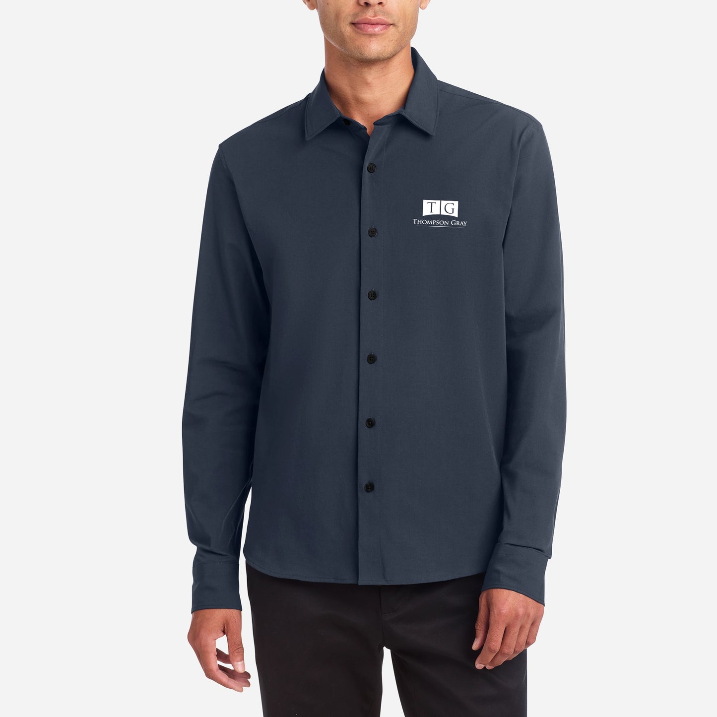 MEN'S Mercer + Mettle® Long Sleeve Stretch Woven Shirt - MM2000 - W26