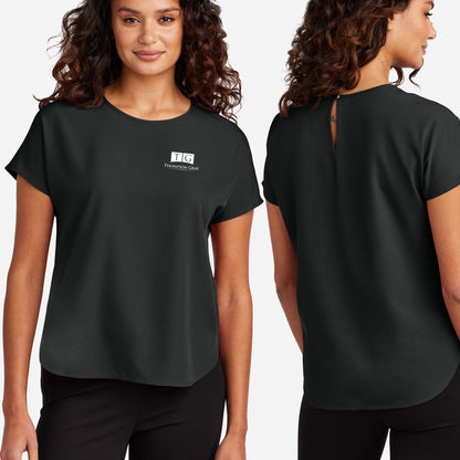 WOMEN'S Mercer + Mettle Stretch Crepe Crew - MM2015 - S26