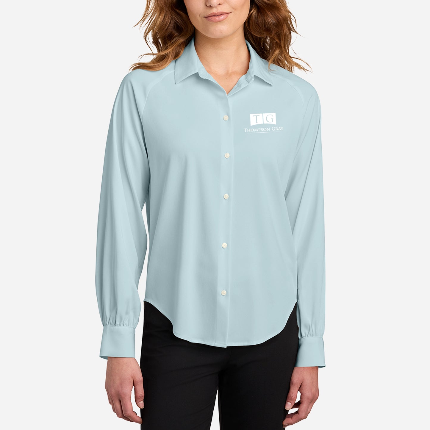 WOMEN'S Mercer+Mettle® Long Sleeve Buttery Soft Blouse - MM2017 - W26