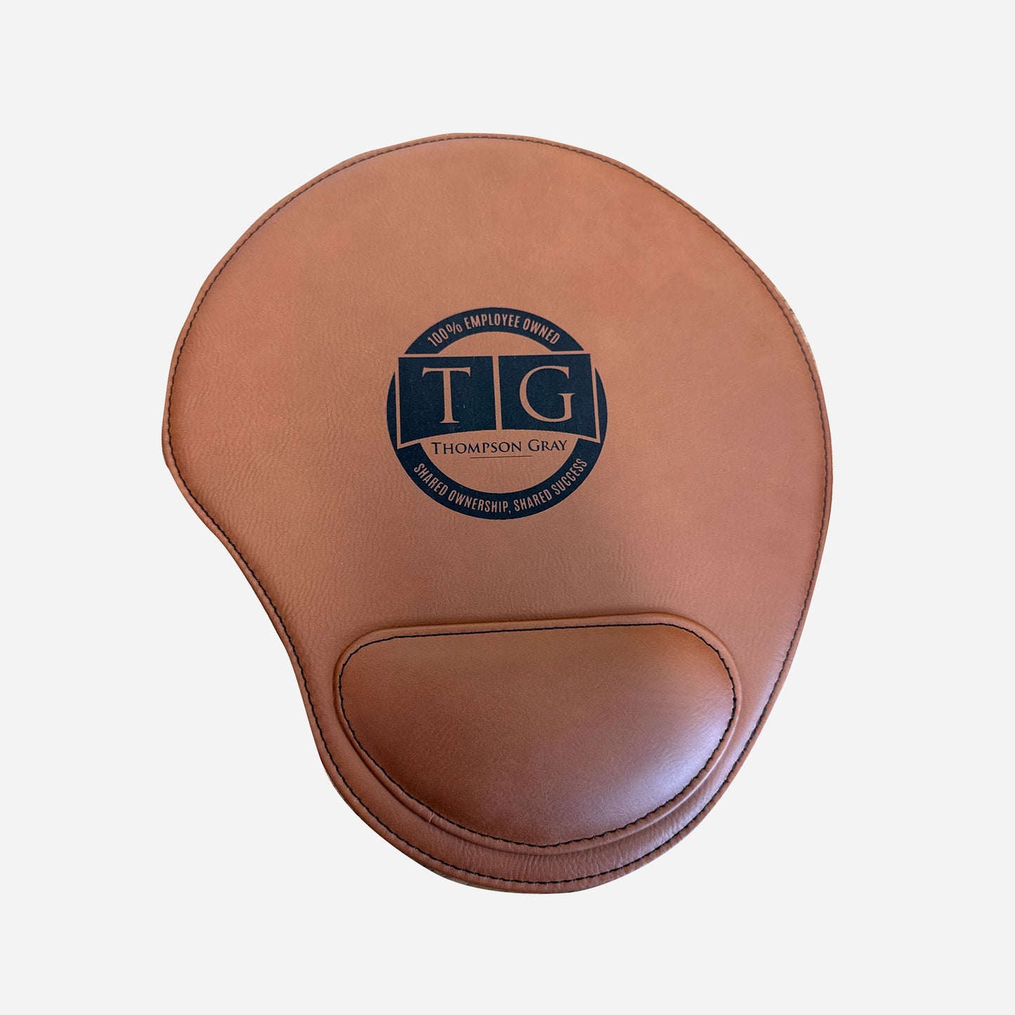 PU Leather Mouse Pad with Wrist Rest - OS